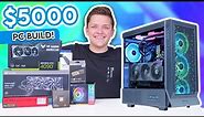Building the Ultimate $5000 RTX 4090 Gaming PC! 😄 [Full Build Guide w/ Benchmarks!]