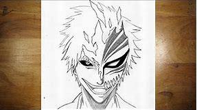 Anime Drawing | How to Draw Ichigo Kurosaki [Bleach] Step by Step