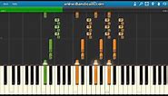 Black Sabbath - Iron Man Piano Tutorial - How to play - Synthesia