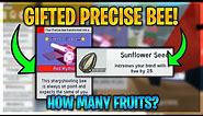 Getting GIFTED Precise Bee in Bee Swarm! | Bee Swarm Simulator