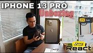Iphone 13pro Unboxing, Otterbox React Series for iphone 13pro , Belkin Screen Glass protector