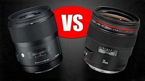 Lens Comparison: Sigma 35mm f/1.4 "Art" vs. Canon 35mm f/1.4L USM