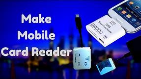 How to make mobile card reader -(easy and homemade)