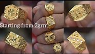 Gents Gold Ring Design With Price||Gold Rings For Men