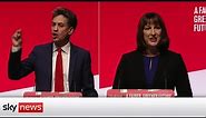 In full: Ed Miliband and Rachel Reeves deliver speeches at Labour Party conference