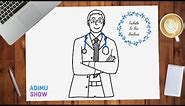 How To Draw A Doctor | Step by step tutorial