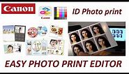 Canon Easy Photo Print Editor - How to print ID or passport photo with PIXMA
