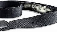 Money Belt for Men Travel Security Belt with Hidden Money Compartment Pocket, Cashsafe Anti-Theft Wallet Non-Metal Buckle