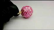 Pink Buttons Resin Knob