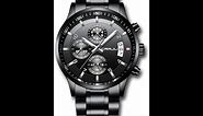 CRRJU Men's Fashion Stainless Steel Watches