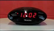 Westclox 80205 Clock Radio w/ Dual Alarms