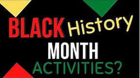 10 Fun Preschool Black History Month Activities | Kindergarten Activities