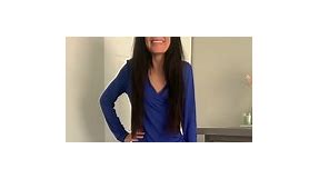 This blue bodycon dress is so lightweight and sexy!