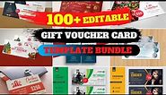 100+ Editable Sample Gift Voucher Templates