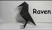 Origami Paper Raven: Step-by-Step Tutorial for a Majestic and Mysterious Bird Fold!