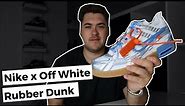 300€ Nike Off-Whites! Nike x Off-White Rubber Dunk „Univeristy Blue“ Review (Deutsch) | c2b