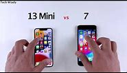 iPhone 13 Mini vs iPhone 7 SPEED TEST
