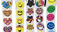 Sticker Roll 5 Rolls of Party Supplies Stickers for Kids Teachers 500 Stickers