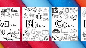 Alphabet Coloring Pages: 26 Free, Printable Pages -
