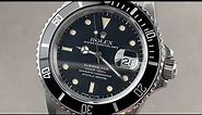 Rolex Submariner Date 16800 Vintage Rolex Watch Review