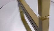 Gold Shower Door Handle Glass Fitting #handles - INF Hardware