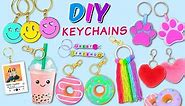 8 AMAZING DIY KEYCHAINS - Keychain Making at Home - Cute Craft Ideas