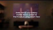 How To Screen Mirror Your Phone To Projector | Samsung Freestyle | Samsung UK