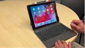 Logitech Slim Folio Keyboard Case for iPad Generation 6 Quick Start
