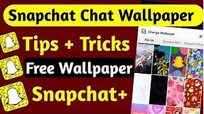 How to Change Snapchat Chat wallpaper free | Change Snapchat Wallpaper 2023 | Snapchat Wallpaper