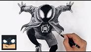 How To Draw Miles Morales | YouTube Studio Sketch Tutorial