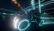 Dreams Tron light cycle game turns a 5-minute scene into a full action racing experience