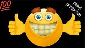 smiley face emoji+thumbs up emoji