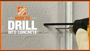 How to Drill Into Concrete | The Home Depot