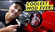 Ducati Clear Clutch Cover Install! Coolest Mod EVER!