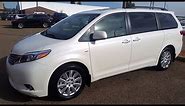 2017 Toyota Sienna XLE AWD in Blizzard Pearl White Review and test drive with Detailed Features