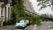 Two dead as Storm Poly hits Netherlands and 'code red' weather alert urges millions to stay indoors | World News | Sky News