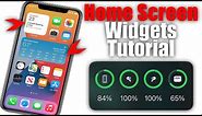 How To Use Home Screen Widgets On iPhone or iPad with iOS 14