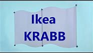 Ikea Krabb mirror installation