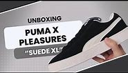 Puma x Pleasures Suede XL Streetwear Brand Shoe Unboxing