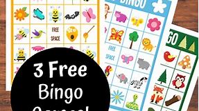 Animal Bingo Games for Kids (FREE Printable)