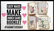 Easy Mass Make - Index Card Booklet #tagmetuesday