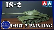 JS/IS-2 Josef Stalin Russian Heavy Tank - 1:35 Tamiya - Part 2 Painting