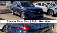 2023 Honda CR-V Canyon River Blue | Color Overview