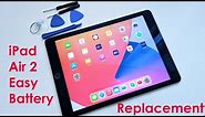 iPad Air 2 Battery Replacement, Easy way, Swollen Battery