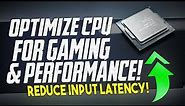 🔧 How To OPTIMIZE Your CPU/Processor For Gaming & Performance in 2023 - BOOST FPS & FIX Stutters ✅