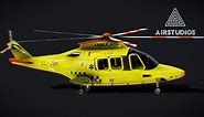 Ambulance Helicopter (Leonardo aw169) - Buy Royalty Free 3D model by AirStudios (@airstudios3d)