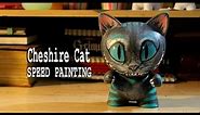 Speed Painting | Alice in Wonderland Cheshire Cat Munny [Tim Burton]