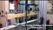 Lumber Testing 10 4 12