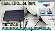 Review Lampu LED Tenaga Surya Solar Cell Solar Panel Sensor Cahaya