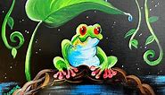 Frog Painting - Acrylic Tutorial For Beginners